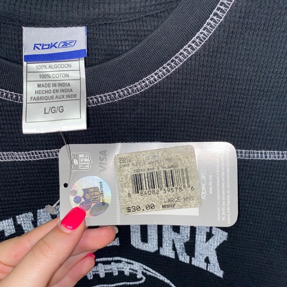 NWT new york jets long sleeve shirt - Picture 2 of 2